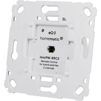 Homematic IP Wired Smart Home Wandtaster für Markenschalter HmIPW-BRC2, 2-fach 3 x HmIPW-WTH Sparset