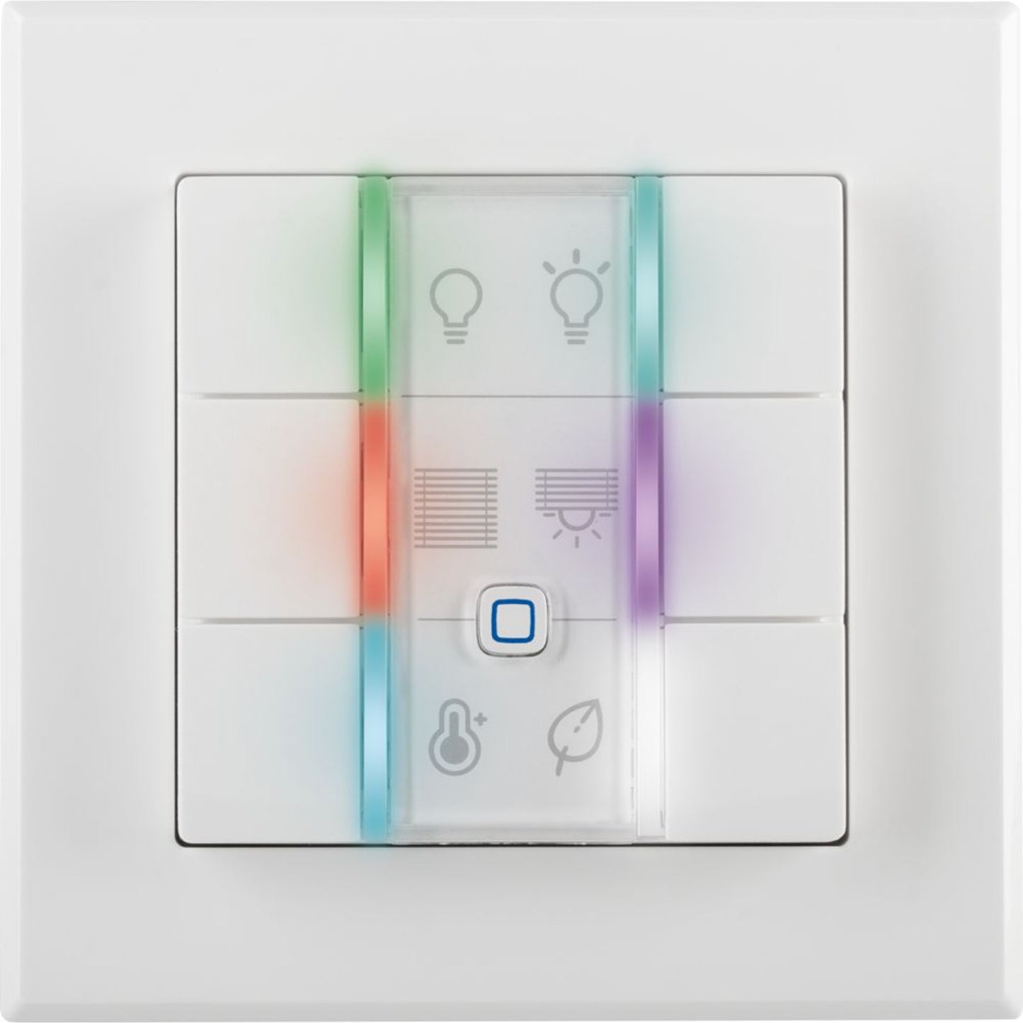 Homematic IP Wired Smart Home Wandtaster HmIPW-WRC6, 6-fach, mit LEDs 9 x HmIPW-WTH Sparset