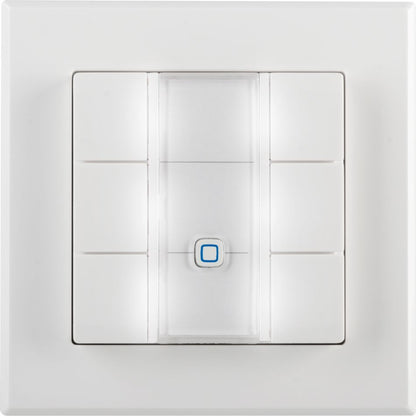 Homematic IP Wired Smart Home Wandtaster HmIPW-WRC6, 6-fach, mit LEDs 9 x HmIPW-WTH Sparset