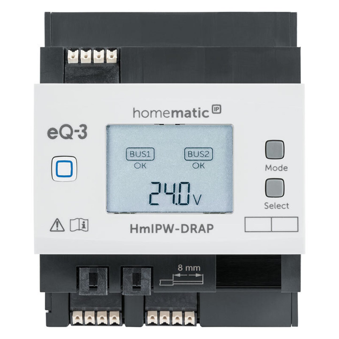 Homematic IP Wired Starter Set Licht 1 x HAP, 1 x DRAP, 1 x Netzteil, 6 x WRC6, 3 x DRS8