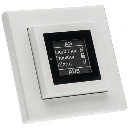 Homematic Funk-Statusdisplay mit Taster HM-Dis-EP-WM55 für 55er Rahmen