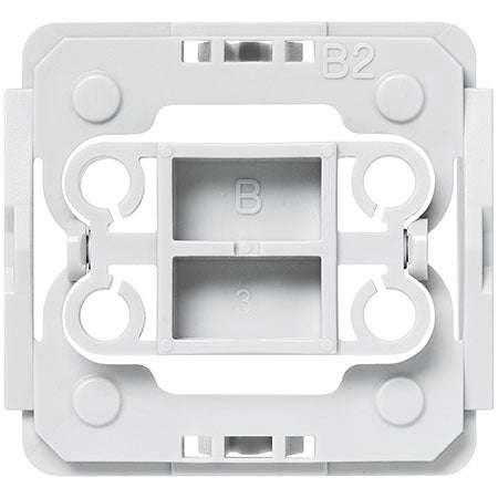 Installationsadapter für Berker-Schalter B2, 1er-Set für Smart Home / Hausautomation
