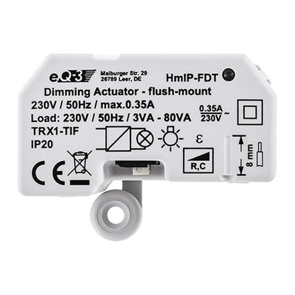 Homematic IP Dimmaktor Unterputz HmIP-FDT – Phasenabschnitt