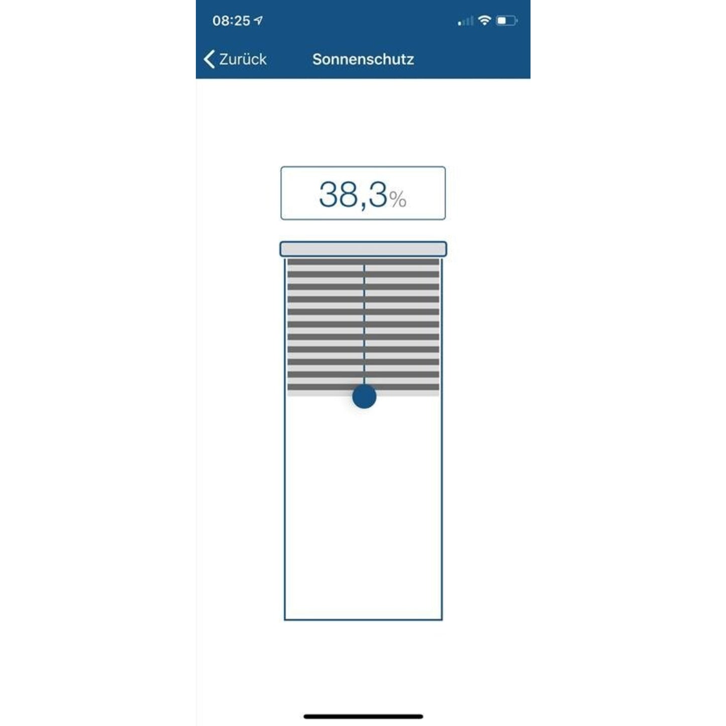 Erfal Smartcontrol Rollo by Homematic IP 75 x 160 cm (B x H) blickdicht