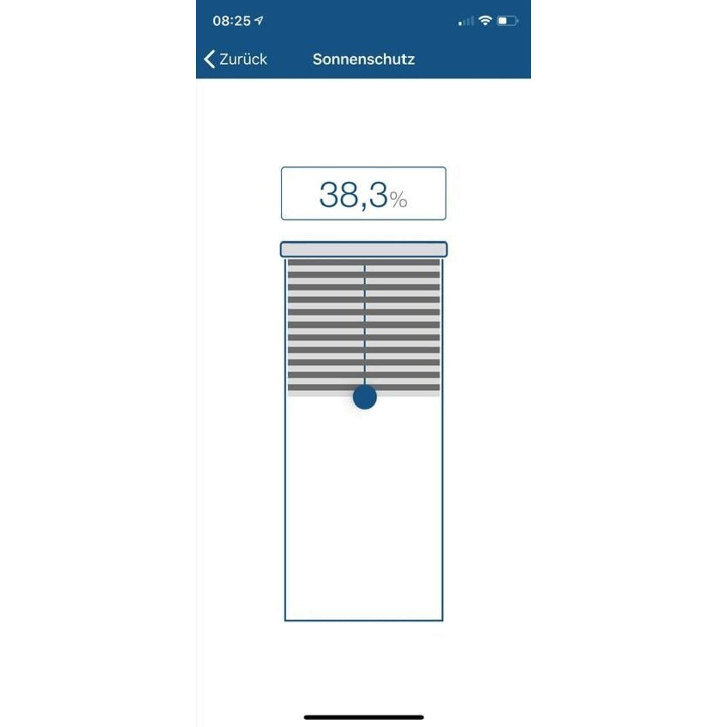 Erfal Smartcontrol Rollo by Homematic IP 60 x 230 cm (B x H) halbtransparent