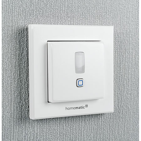ELV Homematic IP Bausatz Bewegungsmelder für 55er Rahmen HmIP-SMI55 mit 2-Kanal-Funksender, für Smart Home / Hausautomation