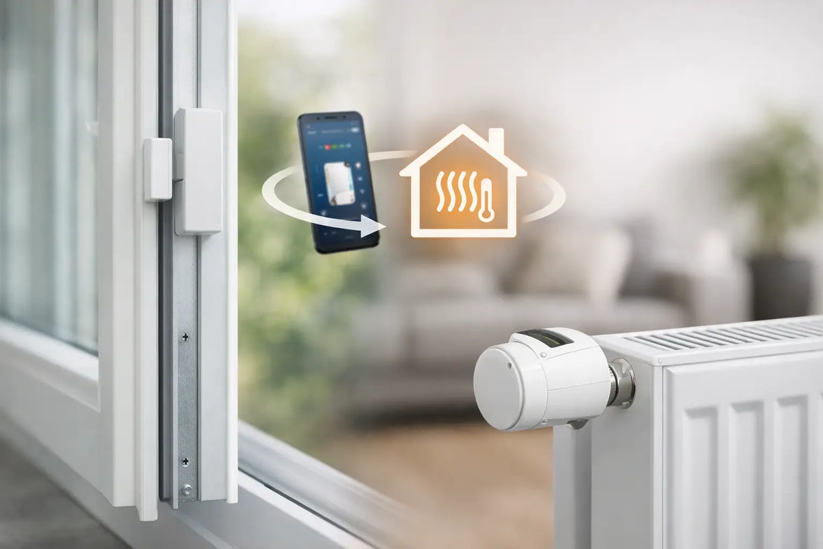 Mit Homematic IP Fensterkontakt Heizung steuern
