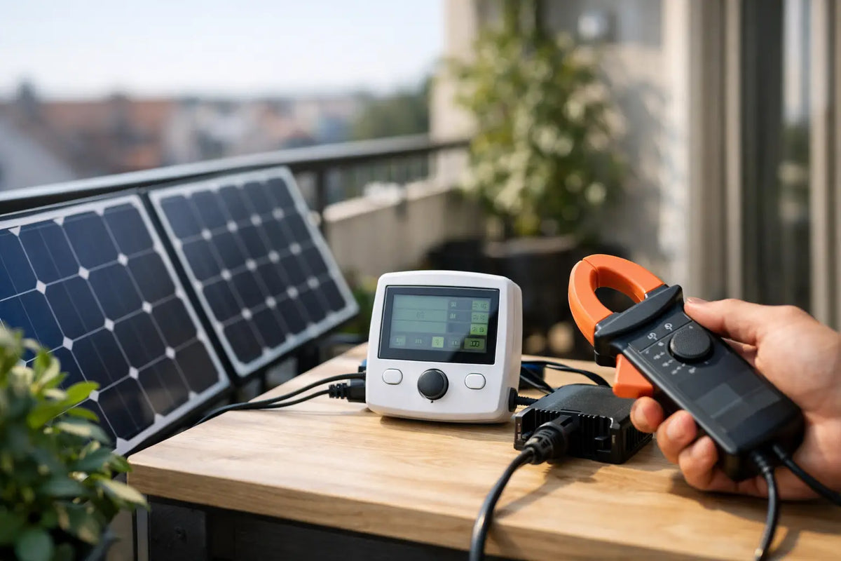 Balkonkraftwerk Energieverbrauch richtig messen