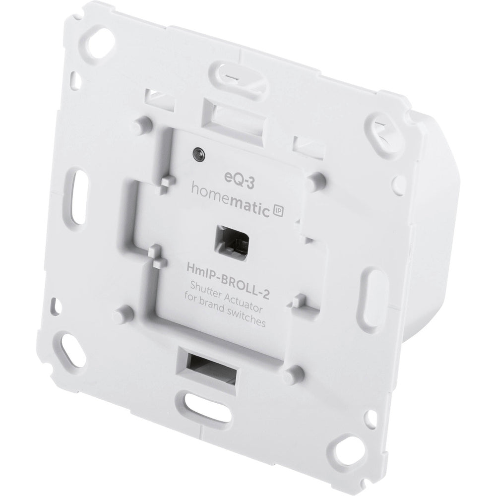 Homematic IP Smart Home Rollladenaktor HmIP-BROLL-2 für Markenschalter, auch für Markisen geeignet B-Ware