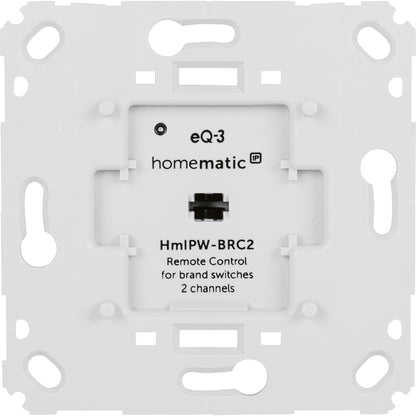 Homematic IP Wired Smart Home Wandtaster für Markenschalter HmIPW-BRC2, 2-fach 6 x HmIPW-WTH Sparset