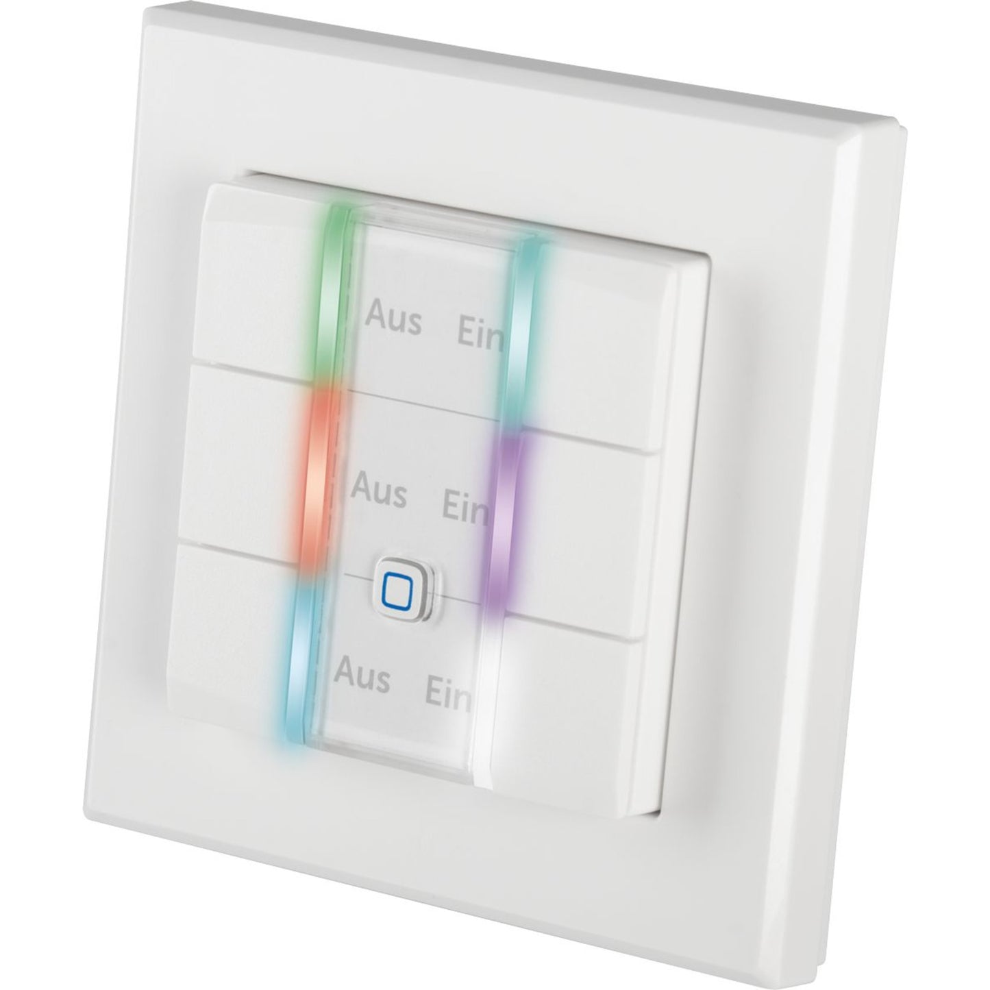 Homematic IP Wired Smart Home Wandtaster HmIPW-WRC6, 6-fach, mit LEDs 6 x HmIPW-WTH Sparset