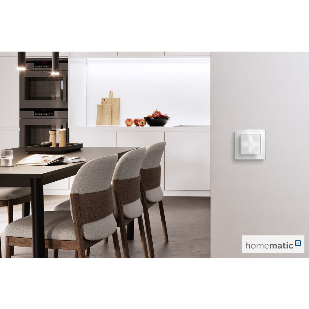 Homematic IP Smart Home Glastaster, weiß, HmIP-WGS