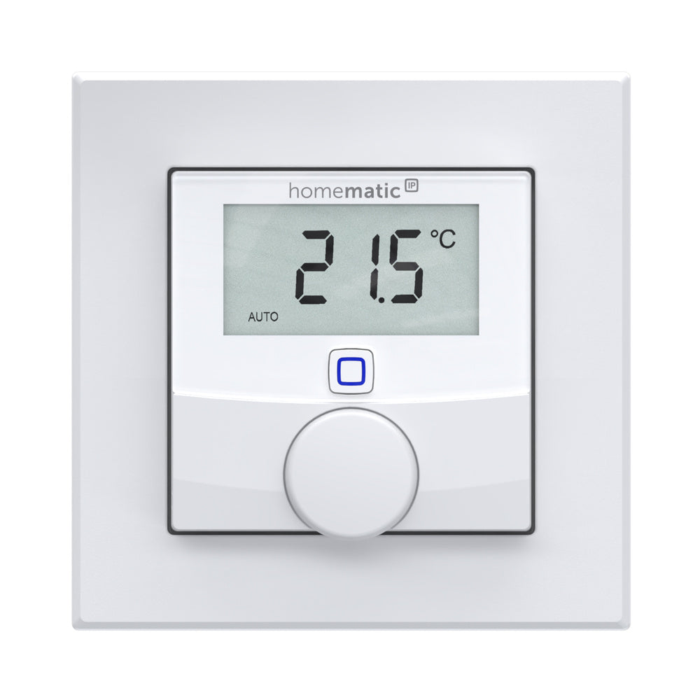 Homematic IP Smart Home Wandthermostat mit Luftfeuchtigkeitssensor, HmIP-WTH-3