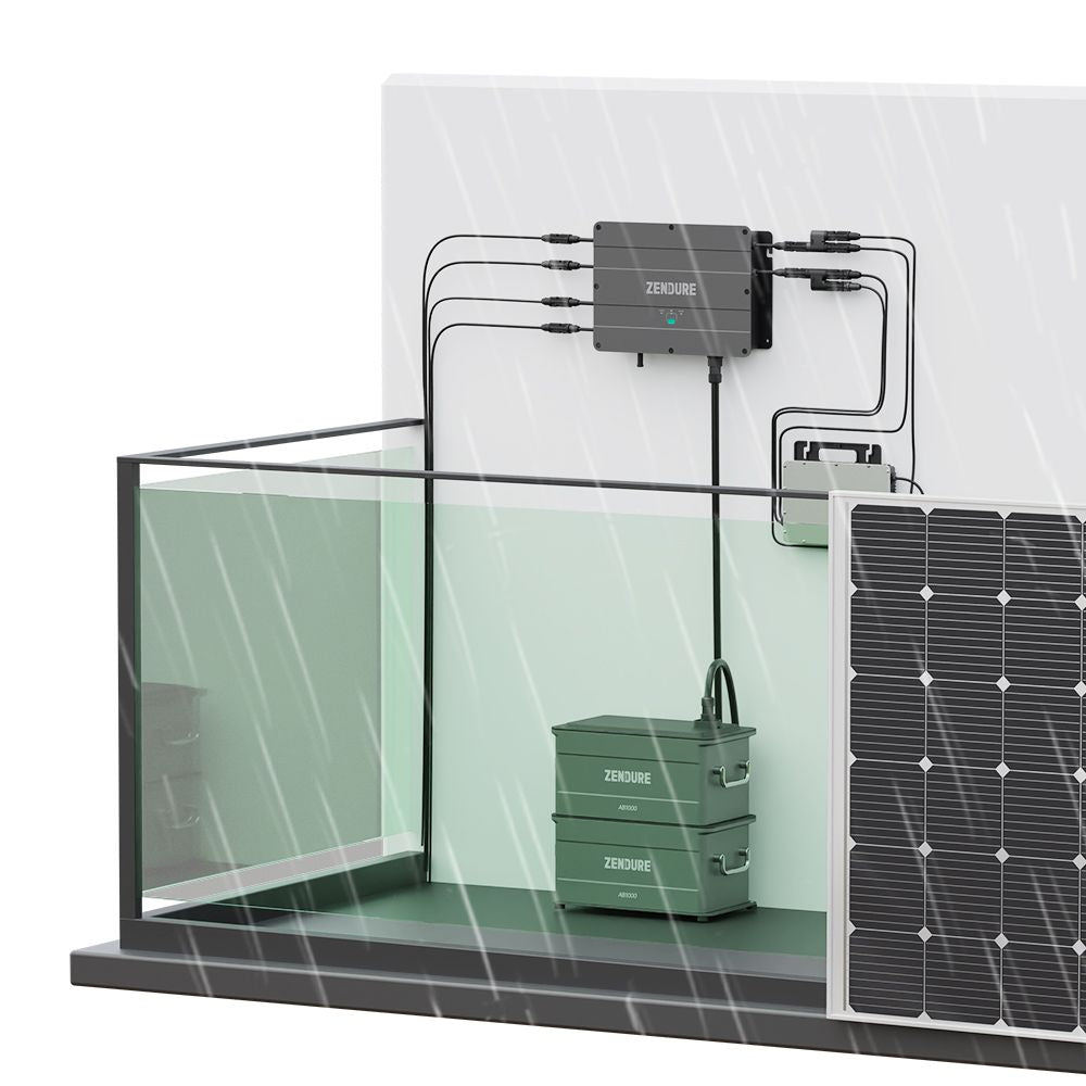 Zendure SolarFlow Set 960 Wh Smart PV Hub mit 1 x Akku