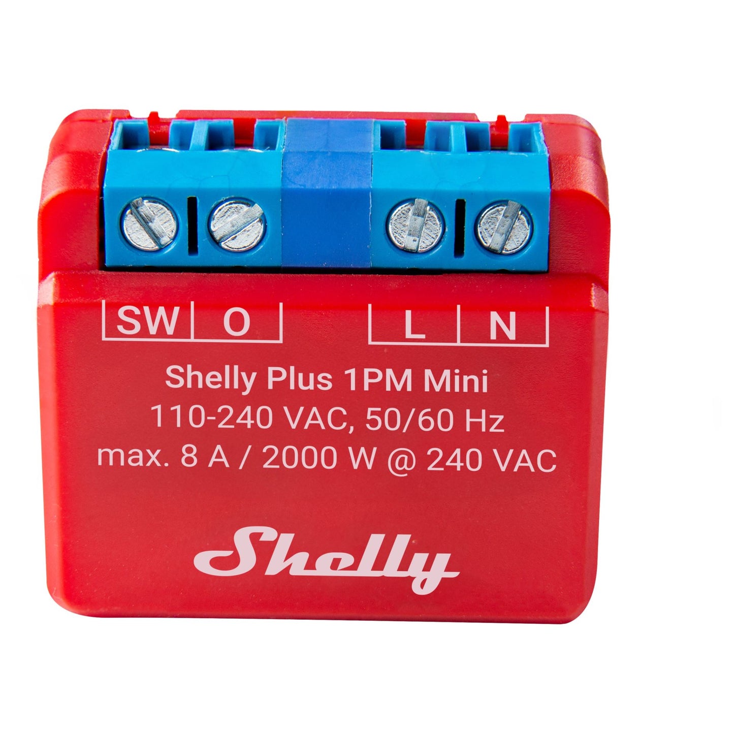 Shelly Relais "Plus 1PM Mini" WLAN BT Messfunktion max 8A 1 Kanal Unterputz