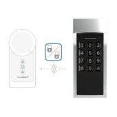 Homematic IP Smart Home Zugangslösung mit Access Point, Türschlossantrieb, Keypad und Fernbedienung Sparset