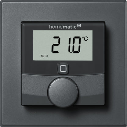 Homematic IP Set anthrazit Access Point 2x Heizkörperthermostat evo 1x Wandthermostat 1x Fensterkontakt