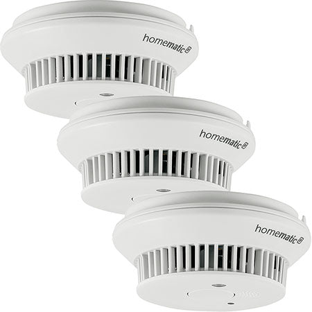 Homematic IP Smart Home Rauchwarnmelder mit Q-Label, HmIP-SWSD-2, 3er-Set Sparset