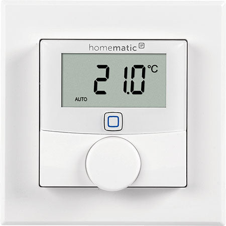 Homematic IP Wandthermostat mit Schaltausgang HmIP-BWTH24 – für Markenschalter, 24 V