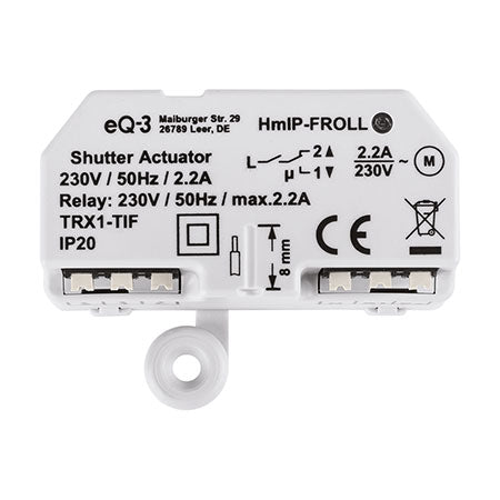 Homematic IP Rollladenaktor HmIP-FROLL – Unterputz