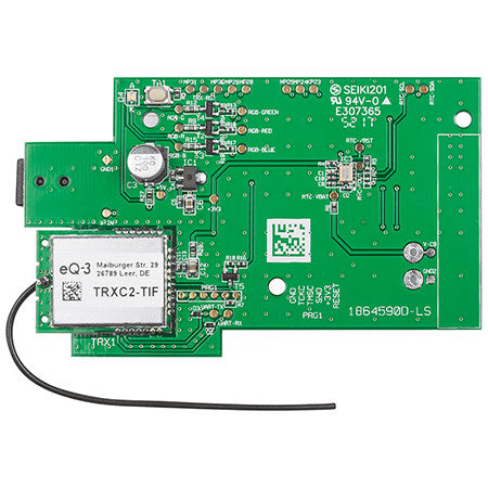 ELV Funk-Modulplatine für Raspberry Pi3 Pi4 Pi5, RPI-RF-MOD, für Homematic und Homematic IP, Fertiggelötet mit externer Magnetfußantenne (NEU ohne OVP)