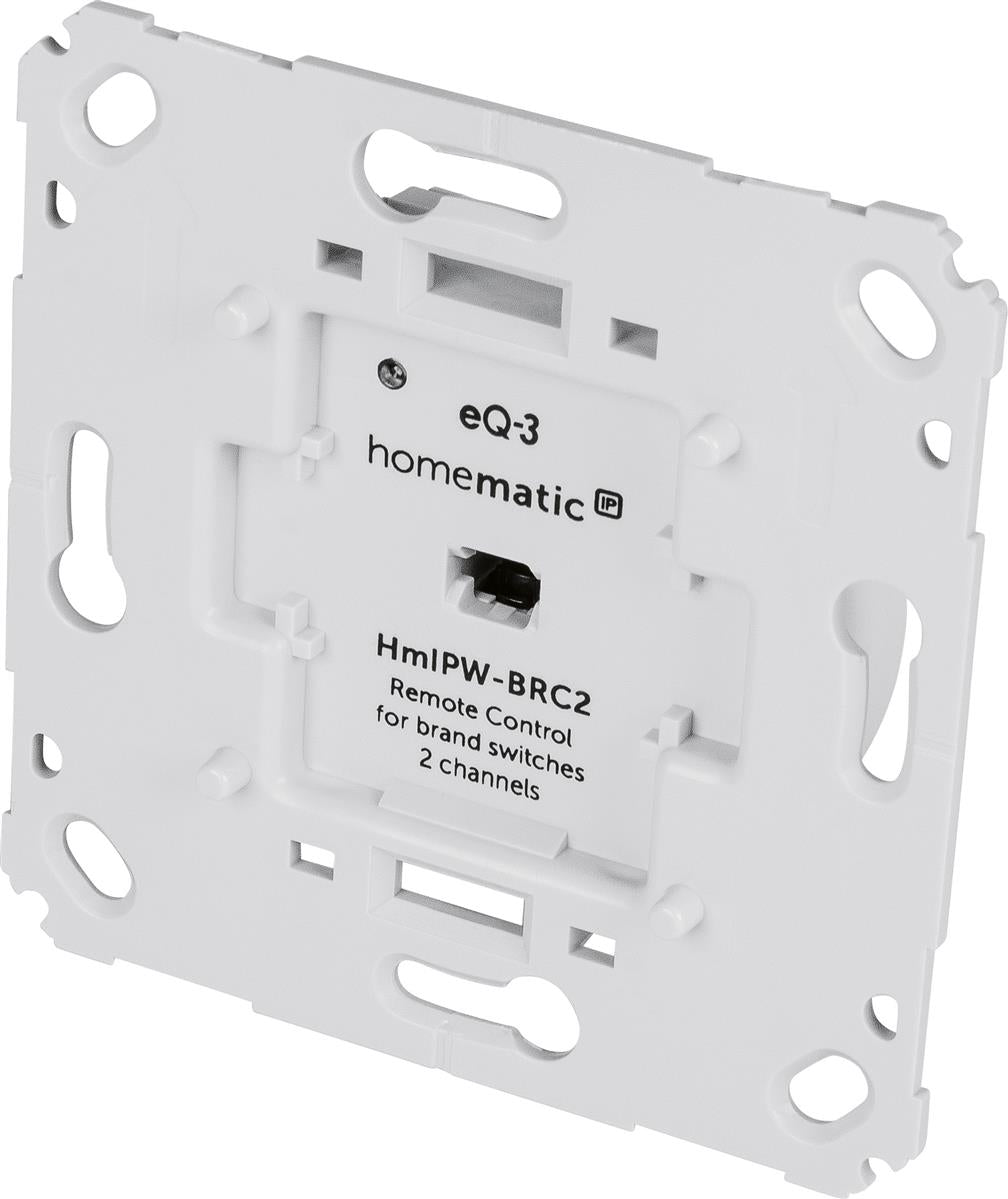 Homematic IP Wired Wandtaster für Markenschalter HmIPW-BRC2, 2-fach