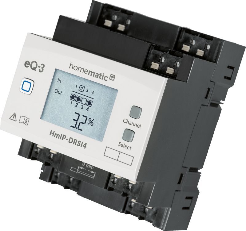 Homematic IP Schaltaktor für Hutschienenmontage HmIP-DRSI4, 4-fach