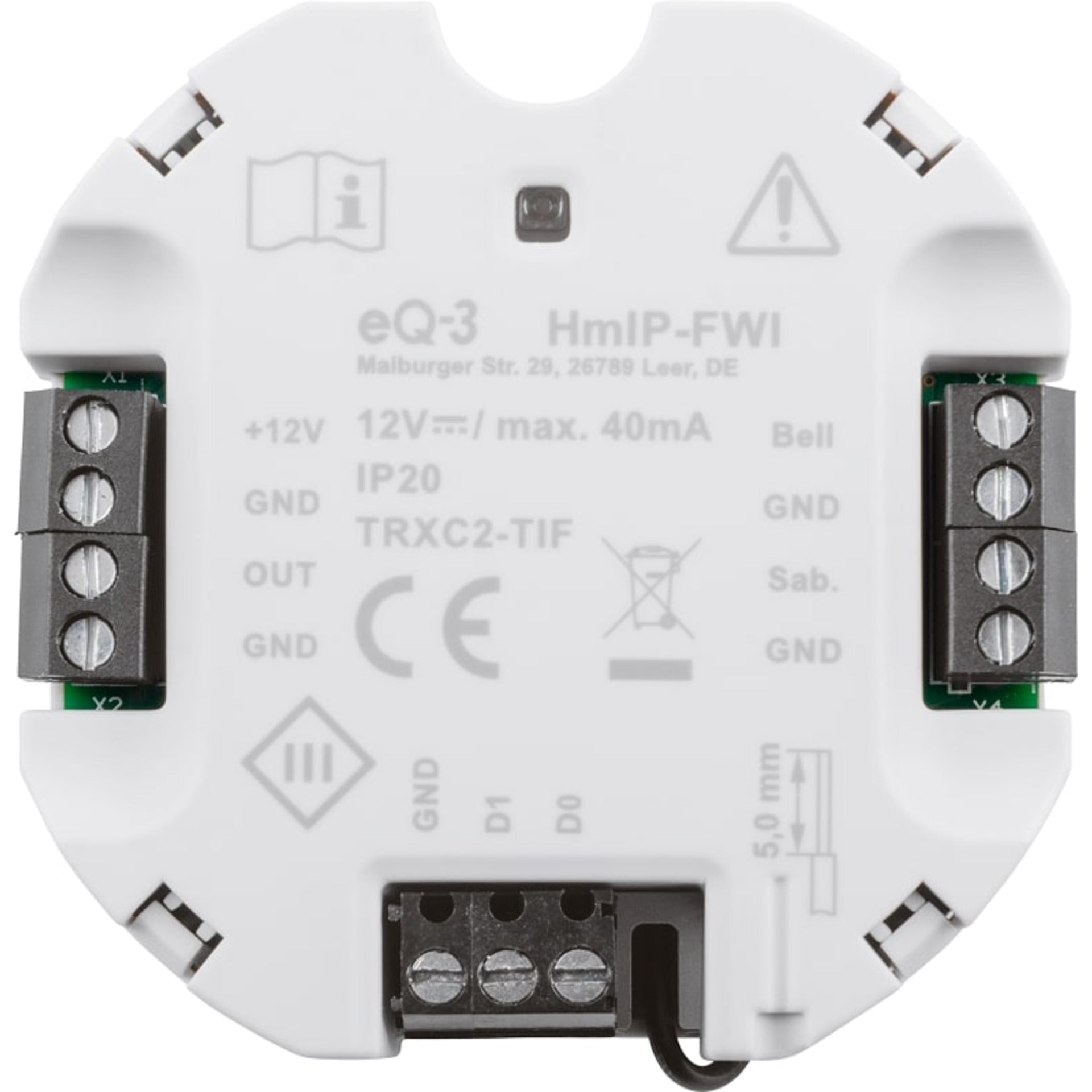 Homematic IP Smart Home Wiegand-Schnittstelle HmIP-FWI