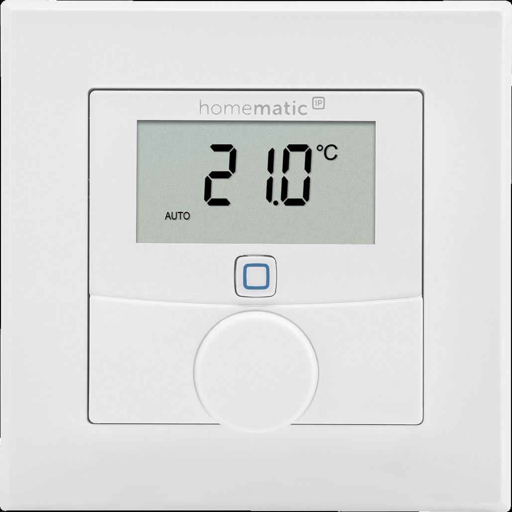 Homematic IP Wired Wandthermostat mit Luftfeuchtigkeitssensor HmIPW-WTH