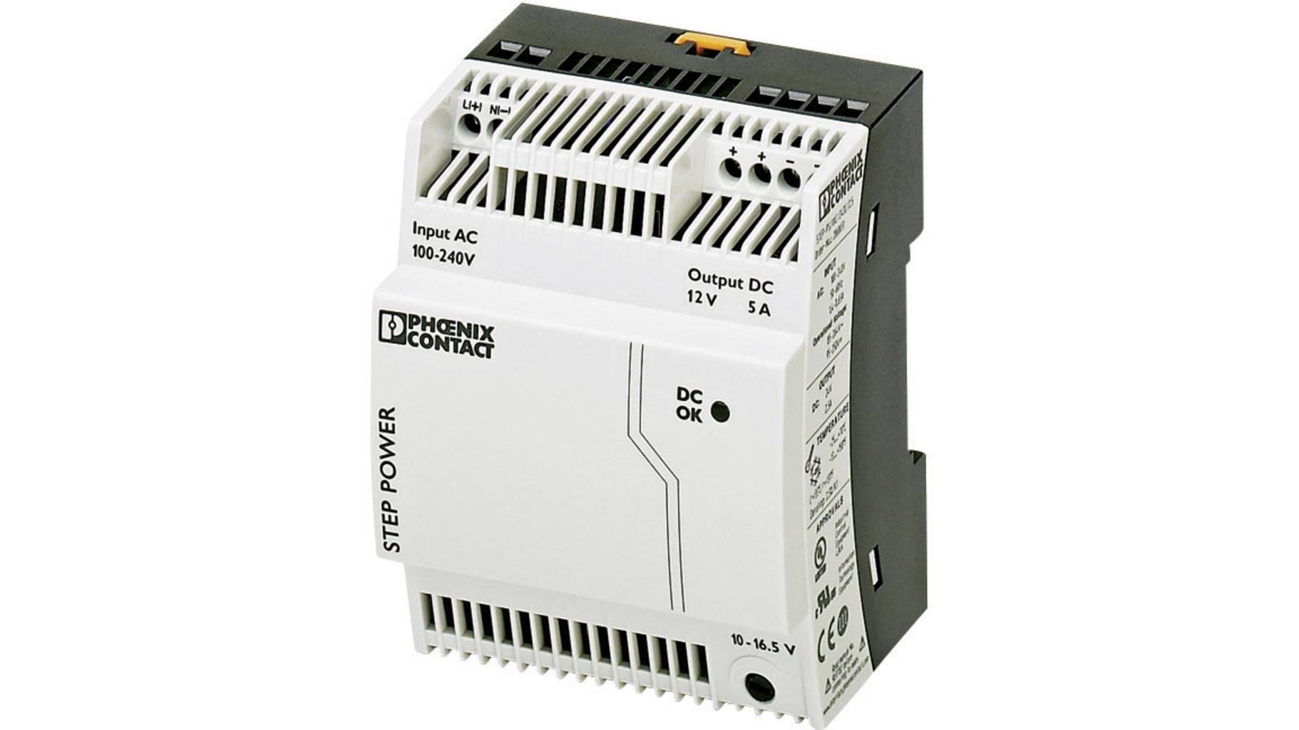 Phoenix Contact STEP-PS/1AC/12DC/5 Hutschienen-Netzteil (DIN-Rail) 12 V/DC 5A 60W 1 x