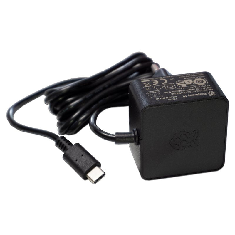 Raspberry Pi 15W USB-C Netzteil Schwarz EU