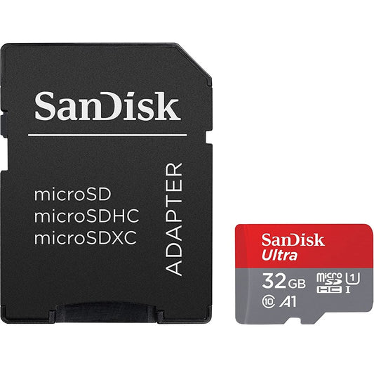 SanDisk Ultra microSDHC A1 120MB/s Class 10 Speicherkarte + Adapter 32GB