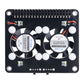 Dual Fan Hat Erweiterungskarte mit GPIO Pin Header, steuerbarem LED Schalter und Lüfterschalter für Raspberry Pi 4 Modell B / Pi 3B + / 3B / 2B / B / Zero