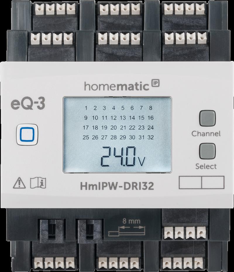 Homematic IP Wired 32-fach-Eingangsmodul HmIPW-DRI32