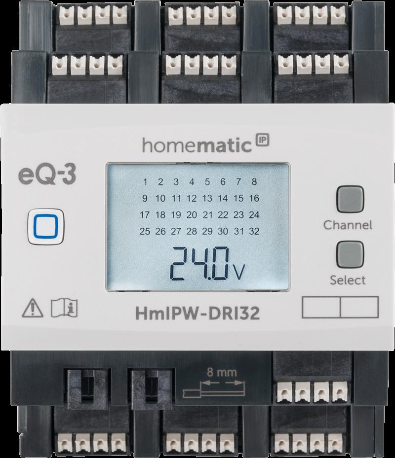 Homematic IP Wired Smart Home 32-fach-Eingangsmodul HmIPW-DRI32, VDE zertifiziert