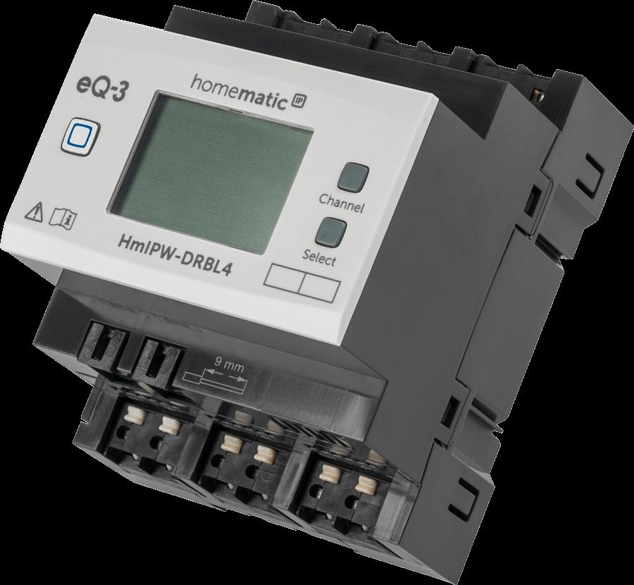 homematic markise aktor Homematic IP Wired 4-fach-Jalousieaktor HmIPW-DRBL4
