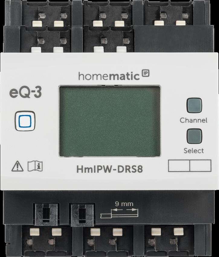 Homematic IP Wired 8-fach-Schaltaktor HmIPW-DRS8